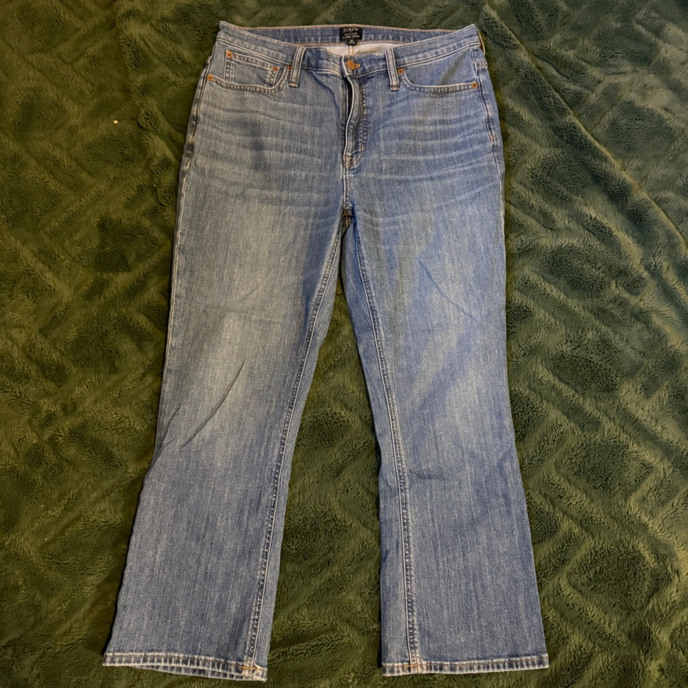 J. Crew Light Blue Crop Flare Jeans